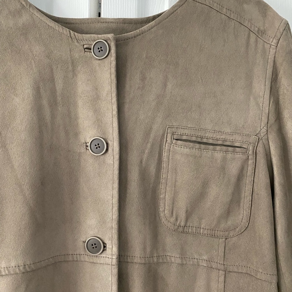 J Jill soft suede duster XL